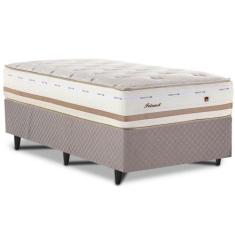 Cama Box de Solteiro Herval Irland em Molas Maxspring, 72x88x188 cm