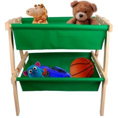 Organizador de Brinquedos Standard Impermeável Multiuso Quarto Infantil Verde