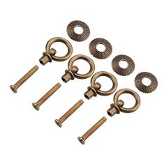 Puxadores de Gabinete de Latão Antigo, Puxadores de Gabinete de Latão Com Parafusos de Instalação Simples Vintage e Estilo Elegante Puxadores de Gaveta de Latão para Estojo de