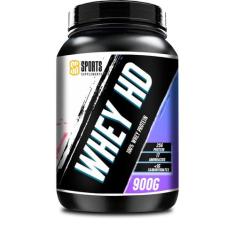 Whey 100% Hd 900G Isolado E Hidrolisado 30 Doses - Sports Supplements
