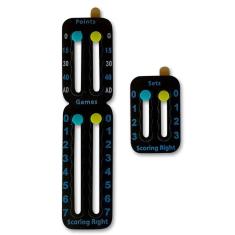 Marcador de pontuação de tênis portátil preto 6zero