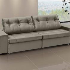 Sofá Orion - Retrátil / Reclinável 280 Cm Veludo Castor