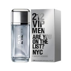 Perfume 212 Vip Men - Carolina Herrera 200Ml - Masculino Original - Lacrado E Com Selo Adipec