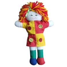 Boneca de Pano Emília 100% Artesanal Premium (Emília 1)