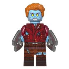 Boneco Blocos De Montar Star-Lord Zumbie Marvel Terror