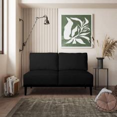 Sofá 2 Lugares Boreal com Mola Ensacada CabeCasa MadeiraMadeira Cinza