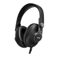 AKG Fones de ouvido K361 Studio, design de encosto fechado para desempenho profissional, leve e dobrável com dobradiças de 3 posições, almofadas de isolamento premium, durabilidade reforçada