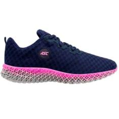 Tênis Esportivo Feminino Casual Ghost 2 Confortável Ultraleve Solado 3D Degradê-Feminino