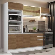 Cozinha Completa 100% MDF Madesa Acordes 250004 com Armário e Balcão (