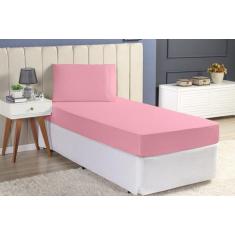 Jogo de Lençol Solteiro 2 Peças Cama Box com Elastico 400 Fios Toque M