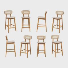 Kit 08 Banquetas Liz Cabecasa Madeiramadeira