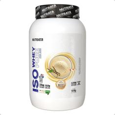 ISO Whey Pure Protein 25g de Proteina 900g Nutrata-Unissex