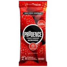 Preservativo Prudence Morango 6 Unidades