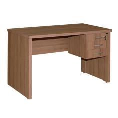 Mesa de Escritorio 120 cm com Gavetas Metalúrgica Ubaense Nogueira