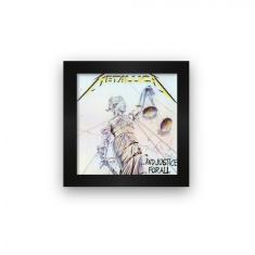 Quadro Azulejo Com Moldura Metallica And Justice For All