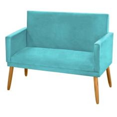 Namoradeira Nany 2 Lugares Para Varanda Sala Suede - JBF Poltronas e C