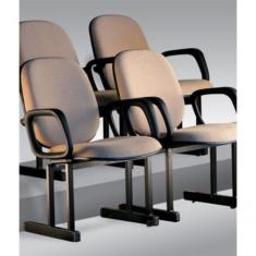 Cadeira Diretor Universitária Linha Auditório Bege - DESIGN OFFICE MÓV