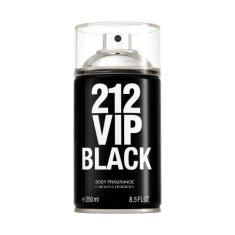 Carolina Herrera 212 VIP Men Black - Body Spray Masculino 250ml - Caro