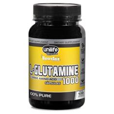 L-Glutamina 100% Pura 120 Capsulas Unilife