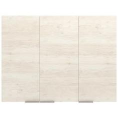 Armário Aéreo Bartira Cristal MDP 15mm com 3 Portas e 3 Prateleiras - 120cm de largura