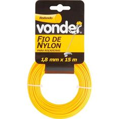 Vonder, Fio De Nylon, 1,8 Mm X 15 M, Redondo.