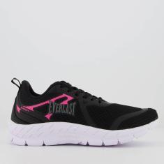 Tênis Everlast Bunker 5 Feminino Preto e Rosa-Feminino