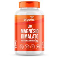 Bio Magnésio Dimalato vegano, alto teor, 60 capsulas, Biogens