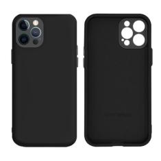 Capinha Compatível com iPhone 12 Pro Flexivel Colors Lisa - GCM, Preto