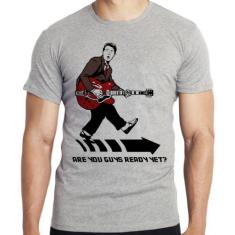 Camiseta De volta para o futuro  Marty guitarra Blusa criança infantil