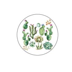 Sousplat Cactos - NSW, 1 Peça, com base
