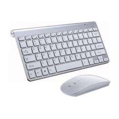 Kit Teclado Mouse Tecrado Fino Leve Bom Smartv E Pc