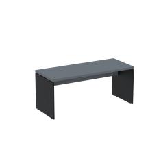 Mesa Para Escritório Diretor 120x60cm Pe40 Grafito-preto