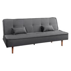 Sofá Cama Silver 3 Lugares Reclinável Suede Cinza Chumbo 1,92 Speciale Home Cinza Chumbo