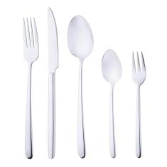 Faqueiro 30 Peças Aço Inox Viena Wolff, Inox, 30 Peças