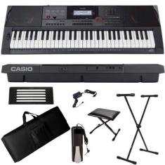 Teclado Arranjador Casio CT-X3000 61 Teclas Suporte + Capa + Pedal + B