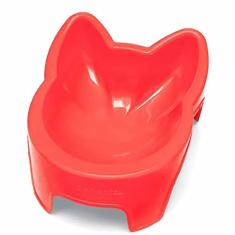 MY PET BRASIL Comedouro Alto Gatos 100Ml Verm. (225V)