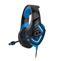 Headset Gamer Draxen Dn100 Preto E Azul