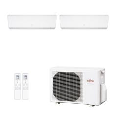 Ar-Condicionado Multi Split Inverter Fujitsu 18.000 (2x Evap HW 12.000) Quente/Frio 220V