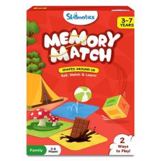 Jogo de tabuleiro Skillmatics Memory Match Shapes 3-7 anos