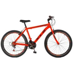 Bicicleta Aro 26 Alumínio Kls Sport Gold Freio V-Brake Mtb 21 Marchas,
