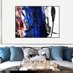 Quadro Canvas Abst. Explosão de Cores 40x60 - LUGGUI ART  FOTOG