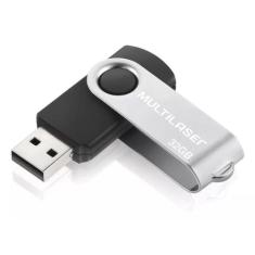 Pen Drive 32gb Multilaser Twist PD589 Preto,  Preto