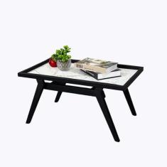 Mesa Centro Sala Estar Moderna Lateral Sofá Decoração Escritório Escri