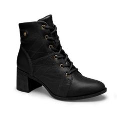 Bota Dakota Coturno de Couro - Feminina-Feminino