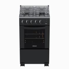 Fogao a Gas 4 Bocas Venax Gaudi GIII Preto