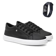 Tênis Feminino Dia a Dia Super Leve E Macio + Relógio 17000-Masculino