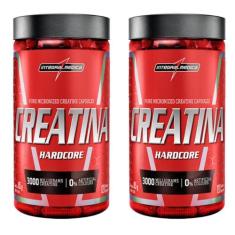 Kit Creatina Pura 120 Caps Integralmedica com 2 Potes