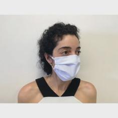 Kit c/ 10 Máscaras Respiratória Hospitalar Reutilizável de Tecido 100% Algodão - 2 Camadas de Tecido