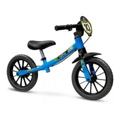 Bicicleta Balance Bike Masculina Azul Aro 12-Masculino