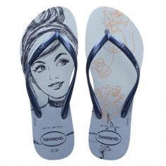 Chinelo Havaianas Feminina Slim Princesas Disney